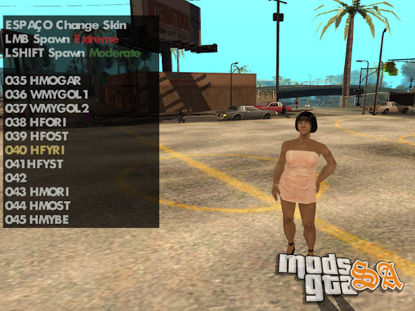 Skin Selector v2.1c ML para GTA San Andreas